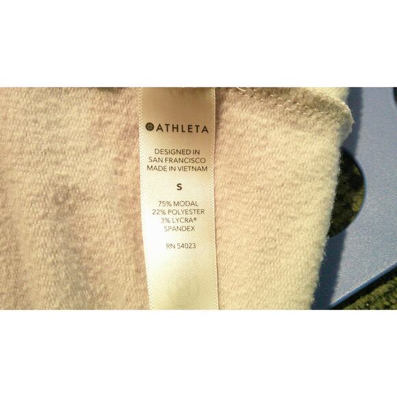 Athleta Purana Soft Nirvana Wrap Cover Sweatshirt Hoodie 486073 Small‎ Violet - Picture 5 of 5